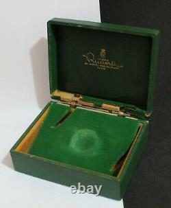 Vintage ROLEX Green Box Set with Pyramid Inner Box for Air King 5500. Ca 1960's