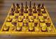 Vintage Soviet Chess Set Completely Wooden Big Figures Ussr Box 5050 #310