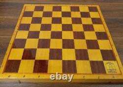 Vintage Soviet Chess Set Completely wooden Big figures USSR Box 5050 #310