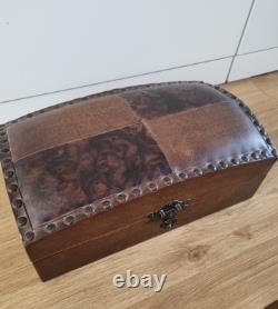 Vintage Style Oriental Wooden Boxes Set Of 3