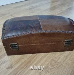 Vintage Style Oriental Wooden Boxes Set Of 3