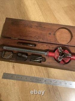 Vintage Tap And Die Set In Wooden Box BSP By Ace