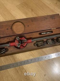 Vintage Tap And Die Set In Wooden Box BSP By Ace