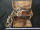 Vintage Ww2 Japanese Army Navy Field Telephone With The Wooden Box Set-g1128