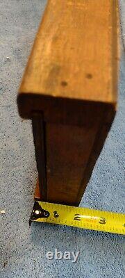 Vintage Weight Set With Wooden Box Weight Holder