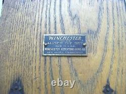 Vintage Winchester Auger Bit Set 9 Winchester Brace Bits in Original Wooden Box