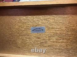 Vintage Winsor & Newton Artists Water Colour Wooden Case Box Set of 16 Half Pans