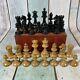 Vintage Wooden Chess Set Staunton Pattern K 90mm + Box