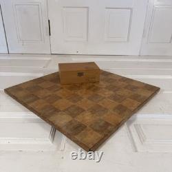 Vintage Wooden Chess Set with Box, Board & Rules Complete 32 Pieces