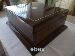 Vintage Wooden (Mahogany) Cutlery Canteen/Box to Accommodate a 12 place Setting