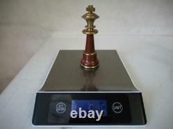 Vintage-modern Huge Italfama Chess Set Wood And Brass K 5 + Chess Board & Box