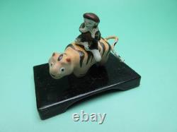 W404 Bean Doll Tiger Miniature Figurine Wooden Box Set of 3 B Inspection Loca