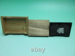 W404 Bean Doll Tiger Miniature Figurine Wooden Box Set of 3 B Inspection Loca