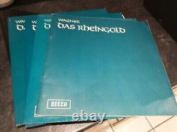 WAGNER Decca Solti Der Ring Des Nibelungen DELUXE WOODEN BOX SET 1-22 vinyl lps