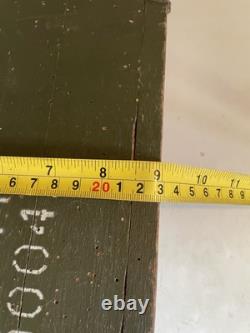 WW2 Army Wooden Storage Box WIRELESS SET CANADIAN NO. 9 MK1 BOX. TOOLS MILITARIA
