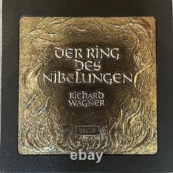 Wagner Der Ring Des Nibelungen Decca 22 LP Wooden Box Set 1970 Vinyl Record