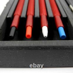 Watch Hand Fitting Tools Set Of 4 In Wooden Box Horotec MSA05.023 HH05023