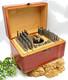 Watchmaker's Favorite Staking Set In Wooden Box 131 Piece Tool For Jeweling