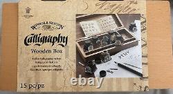 Winsor and newton calligraphy wooden box set