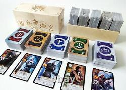 Witcher 3 Gwent 429 Cards English Full Set 5 Decks Limited Wooden Box Gameboard