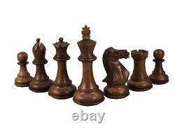 Wooden Chess Set Tiger Ebony Board 20 Weighted Sheesham Professional Staunton P