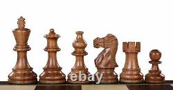 Wooden Chess Set Walnut Board 20 Weighted Sheesham Classic Staunton Pieces 3.75
