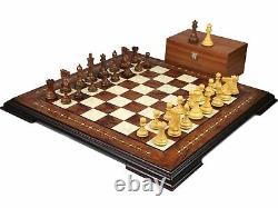 Wooden Helena Chess Set Rosewood 17 Weighted Sheesham Atlantic Classic Staunton