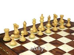 Wooden Helena Chess Set Rosewood 17 Weighted Sheesham Atlantic Classic Staunton