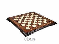 Wooden Helena Chess Set Rosewood 17 Weighted Sheesham French Knight Staunton Ch