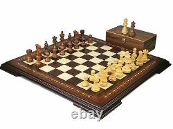 Wooden Helena Chess Set Walnut 17 Weighted Sheesham Atlantic Classic Staunton C