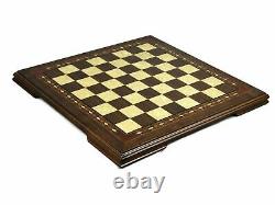 Wooden Helena Chess Set Walnut 20 Weighted Sheesham Fierce Knight Staunton Ches