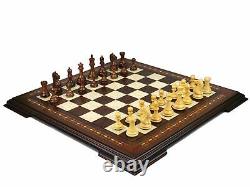 Wooden Helena Chess Set Walnut 20 Weighted Sheesham Fierce Knight Staunton Ches