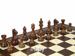 Wooden Helena Chess Set Walnut 20 Weighted Sheesham Fierce Knight Staunton Ches