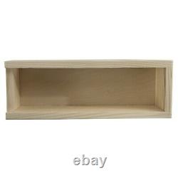 Wooden Pencil Box Case Holder With Sliding Lid / Craft Art School Desk Organiser