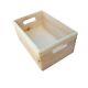 Wooden Serving Tray Or Box, Set From 1 To 10, 30 Cm X 20 Cm X 13 Cm, Unpainted