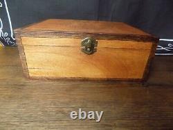 Wooden Travel or Small Space Altar Set Pyrographed Box Pagan Wicca Witchcraft