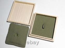Wooden Tsuba Box & Cushion 10 Pieces Set Made in Japan for Antique Collector