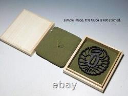 Wooden Tsuba Box & Cushion 10 Pieces Set Made in Japan for Antique Collector