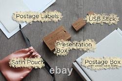 Wooden Wedding USB Memory Stick with box Engraved 32GB & Gift Bag Wholesale