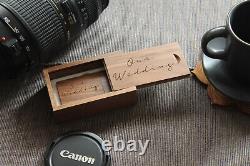 Wooden Wedding USB Memory Stick with box Engraved 32GB & Gift Bag Wholesale
