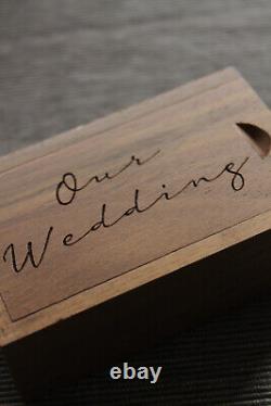 Wooden Wedding USB Memory Stick with box Engraved 32GB & Gift Bag Wholesale