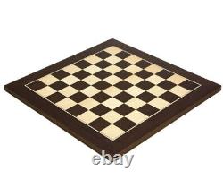 Wooden Wenge Chess Set 21 Weighted Ebonised Classic Staunton Pieces 3.75