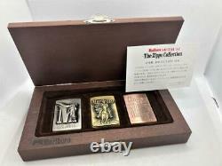 Zippo Limited Editions Prizes Marlboro Lighter Set Of With Wooden Box