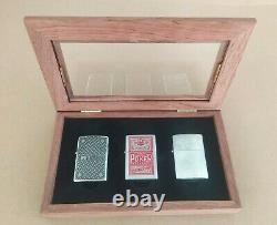 Zippo Marlboro Cigarette Lighter Collectible Set Special Edition Wooden Box NEW
